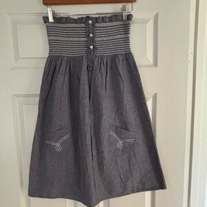 Elegant Gray Women's Skirt